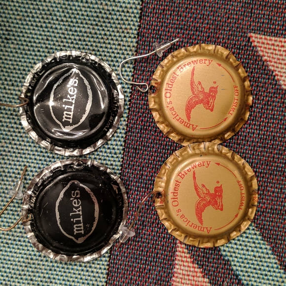 Skeleton handmade earrings NWOT - Picture 4 of 16